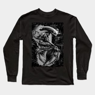 aliens xenomorph lab space horror movie Long Sleeve T-Shirt